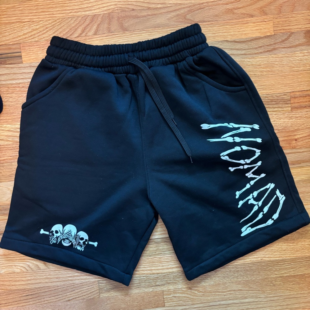 Black Nomad Graphic Shorts